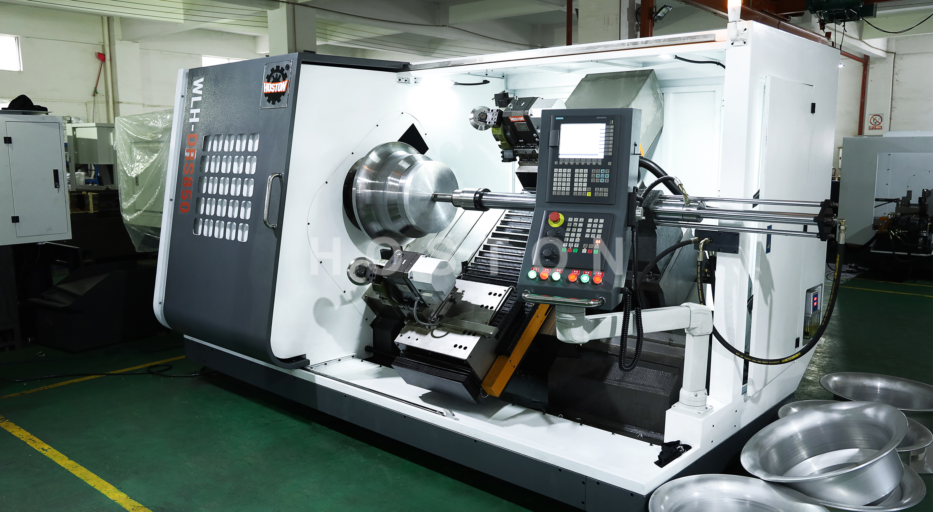 Heavy Duty Double Roller CNC Metal Spinning Machine