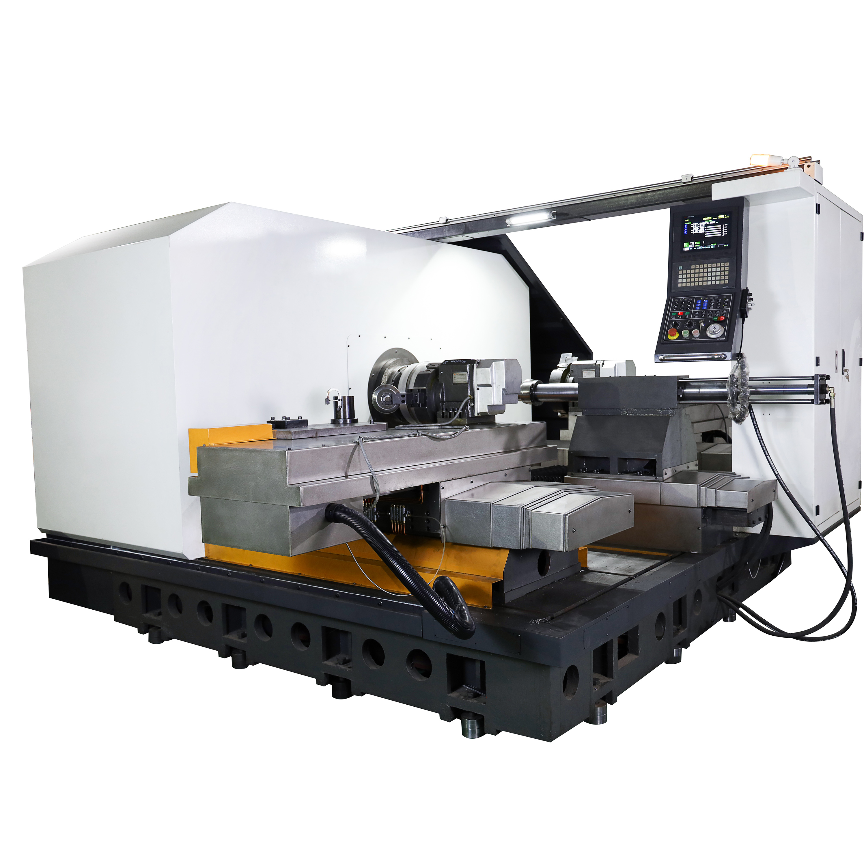 Heavy Duty Double Roller CNC Metal Spinning Machine