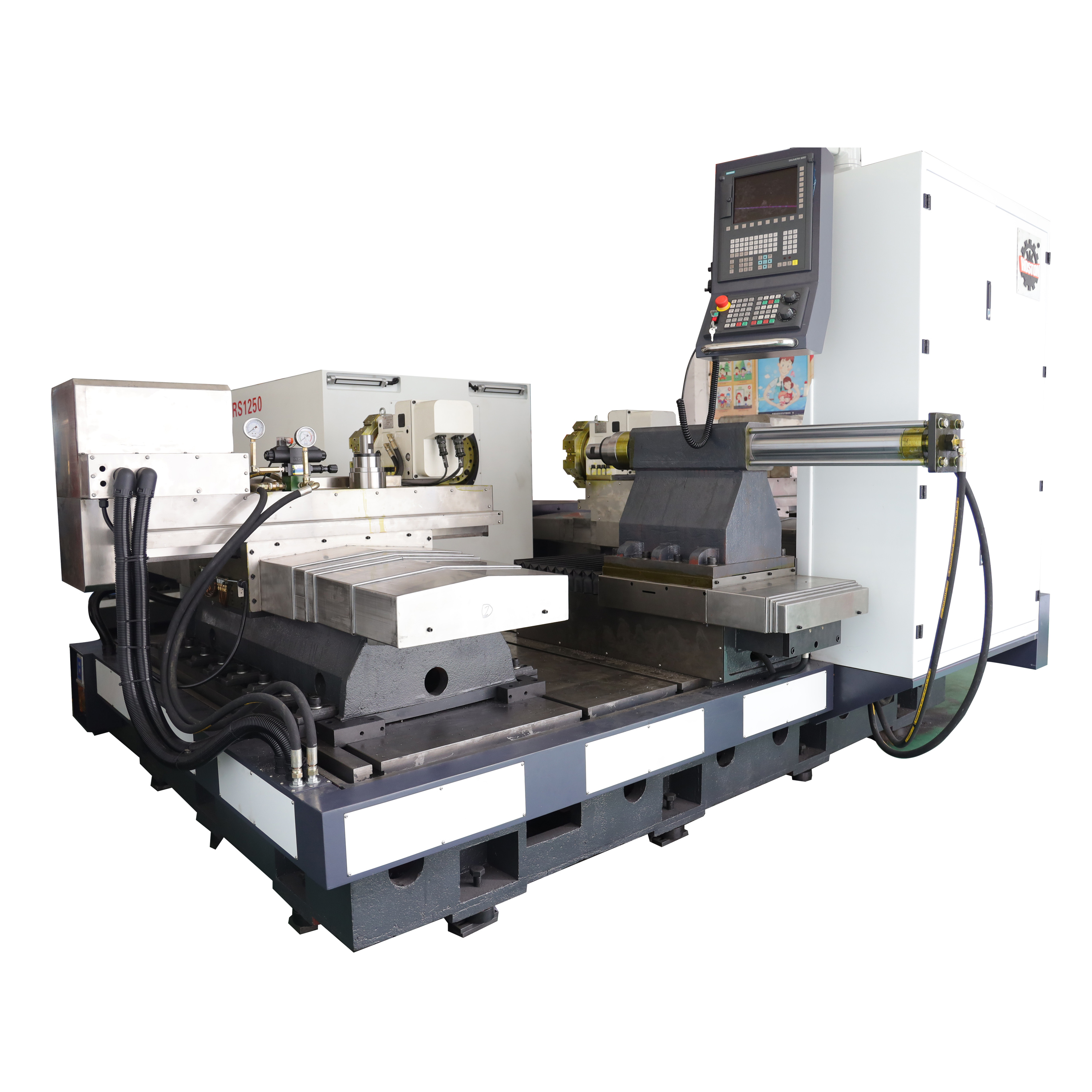 Heavy Duty Double Roller CNC Metal Spinning Machine