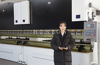 A tandem hydraulic press brake completed