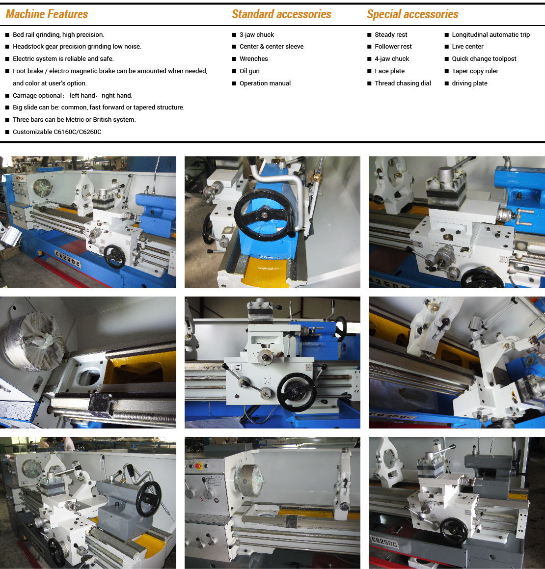 CC series Horizontal Lathe Machine