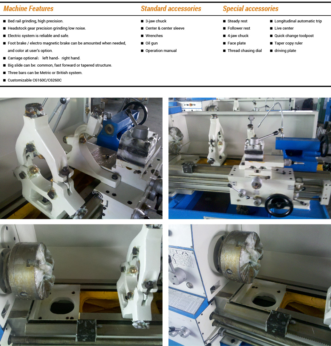 CC series Horizontal Lathe Machine