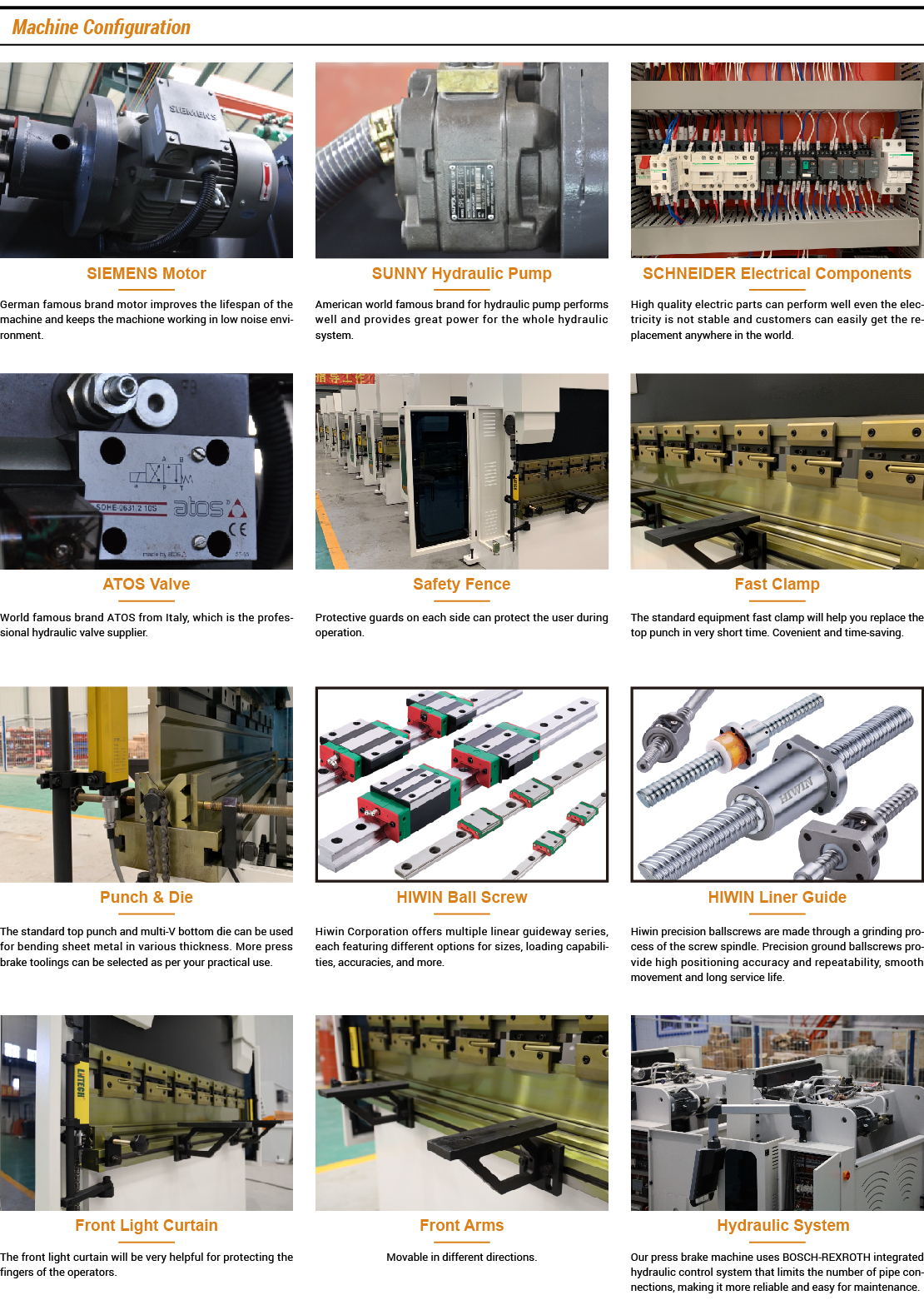 Hydraulic Press Brake Machine with NC Controller