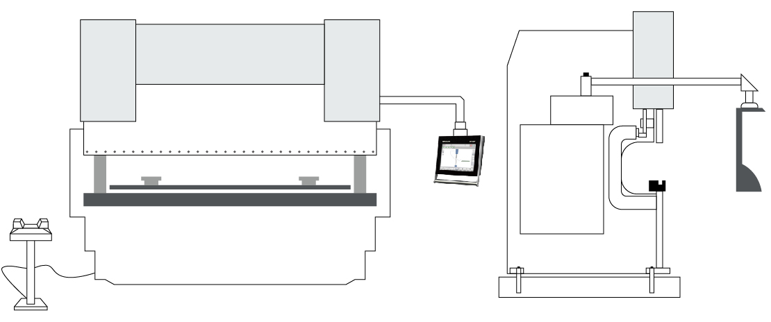 Hydraulic Press Brake Machine with NC Controller