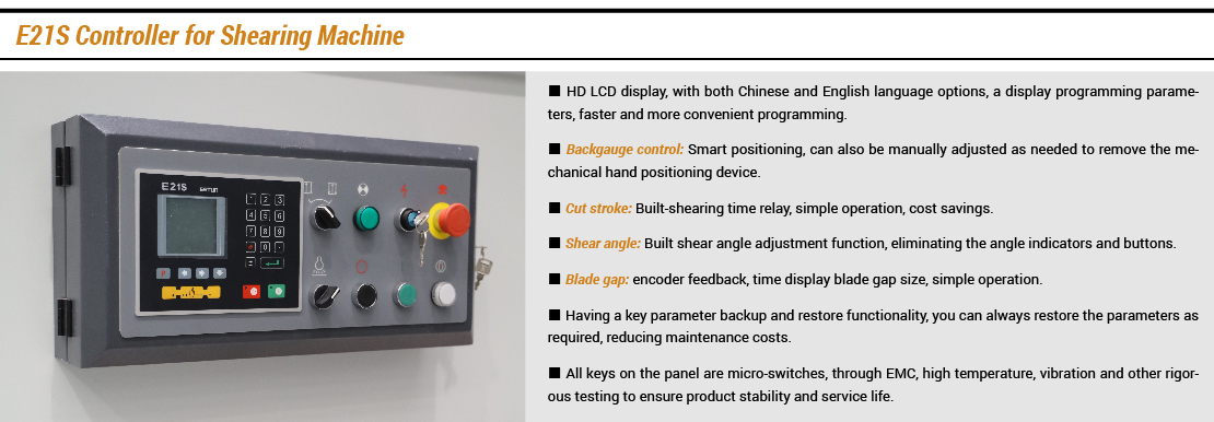 Hydraulic Swing Beam Shearing Machine