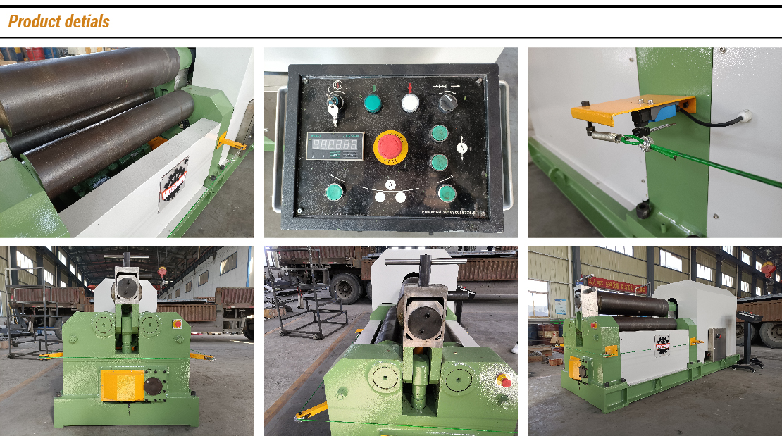 Mechanical 3-Roller Symmetrical Plate Rolling Machine