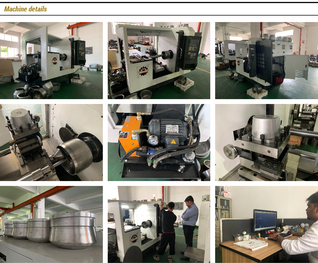 Light Duty Single Roller CNC Metal Spinning Machine