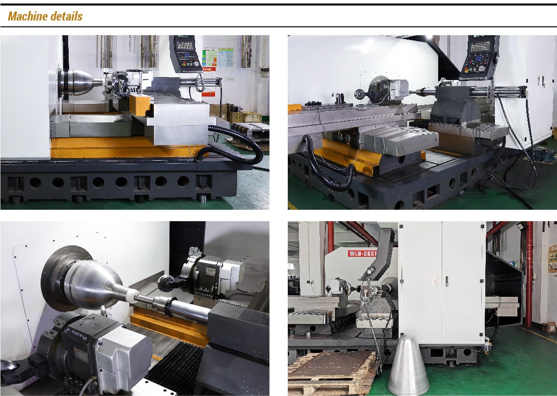 Heavy Duty Double Roller CNC Metal Spinning Machine