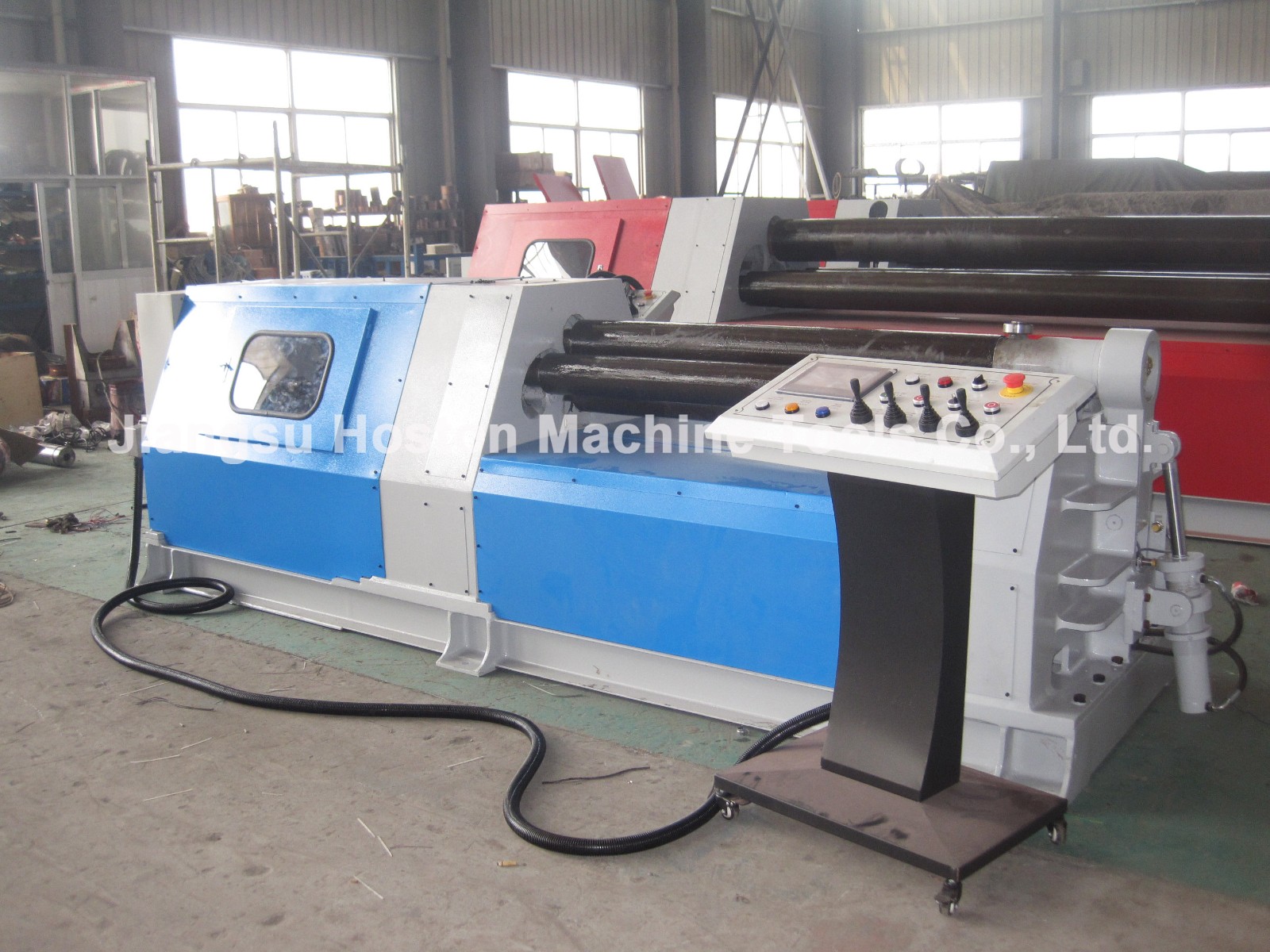 W12-6X1200 CNC Steel Hydraulic Plate Rolling Machine