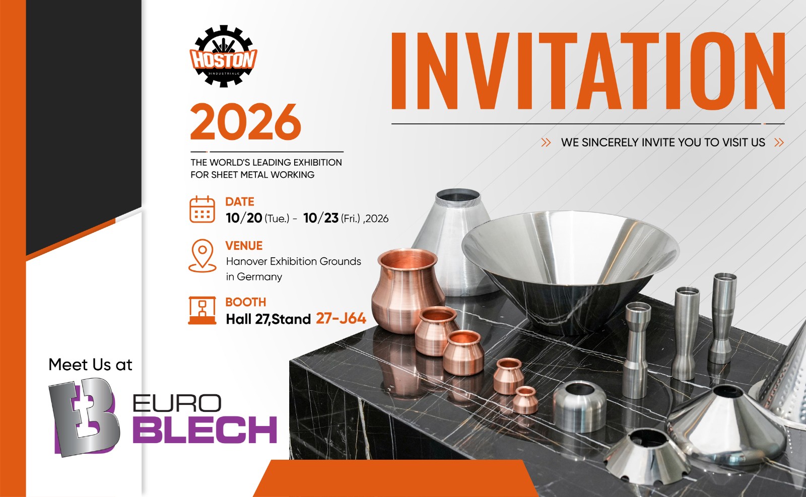 Hoston to Showcase Metal Spinning Capabilities at EuroBLECH 2026